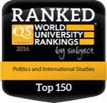 QS – World University Rankings by subject, 2016